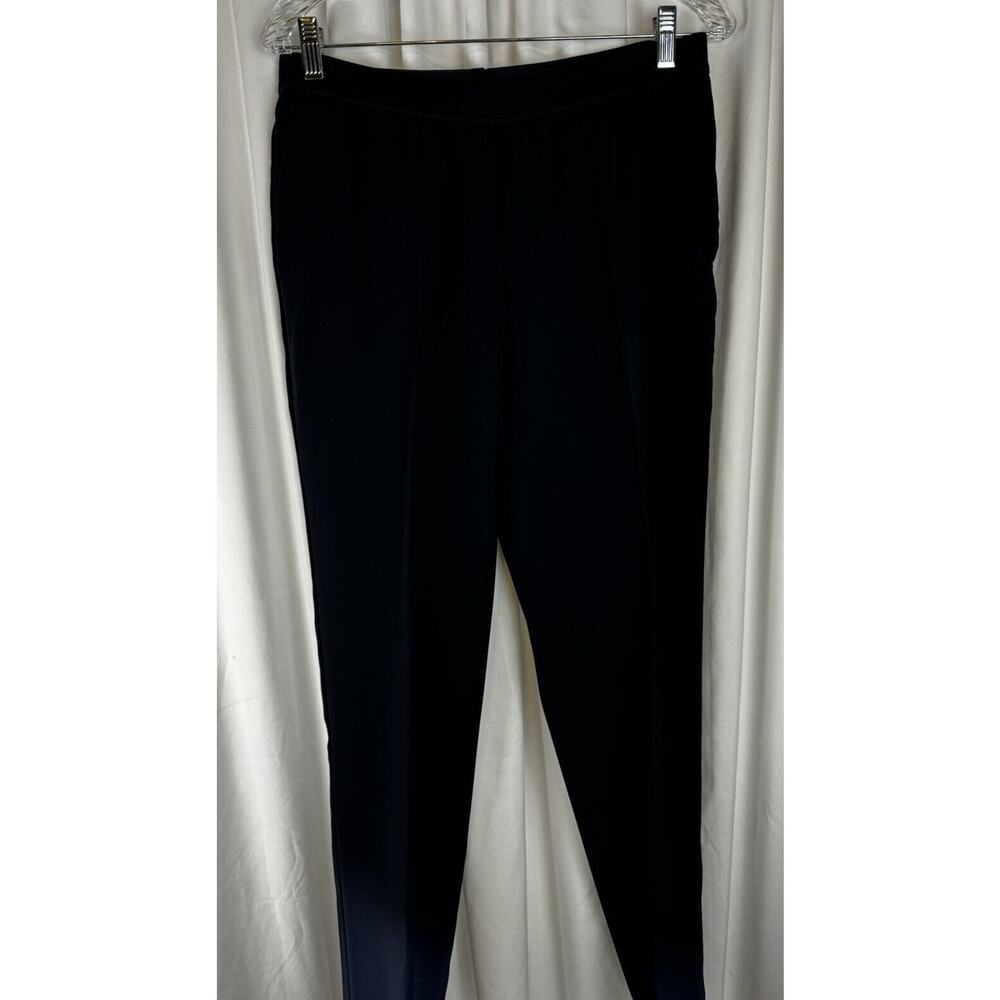 Ann Taylor Elastic Waist Dress Trousers Navy Blue 8 Professional 55-05 - Picture 13 of 16